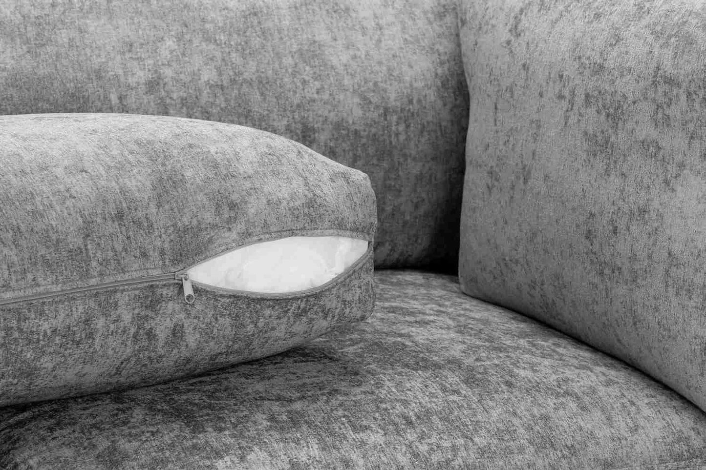 Bishop Alaska Platinum Fullback U-Shape Sofa
