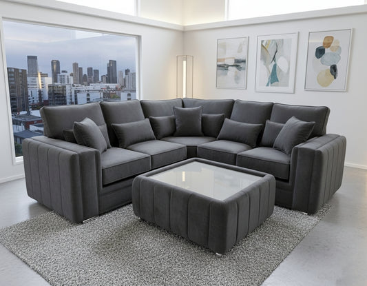 Malibu Corner Sofa with Coffee Table