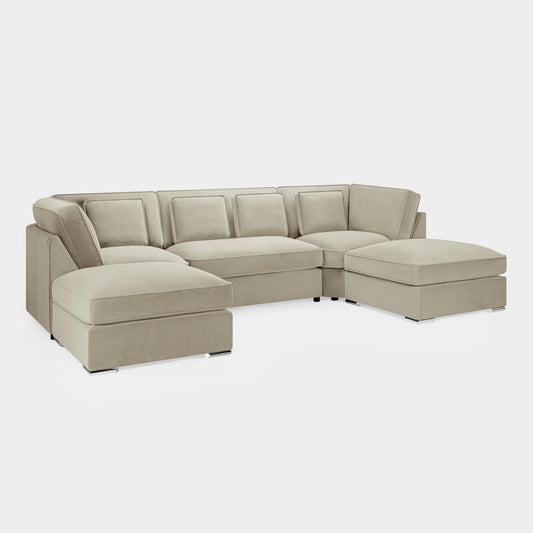 Belgravia Sofa Beige U Shape Corner