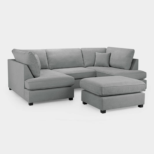 Carnaby Sofa Grey U Shape Corner