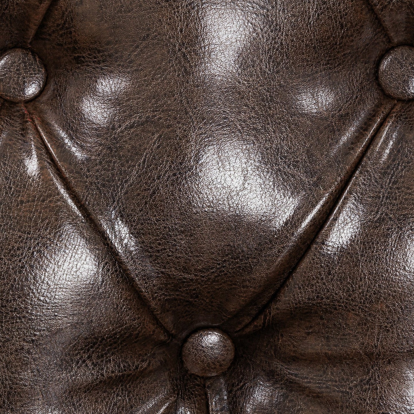 Chesterfield Sofa Brown Large Corner