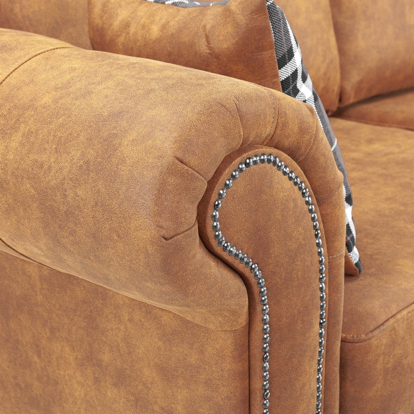 Oakland Sofa Tan 2 Seater