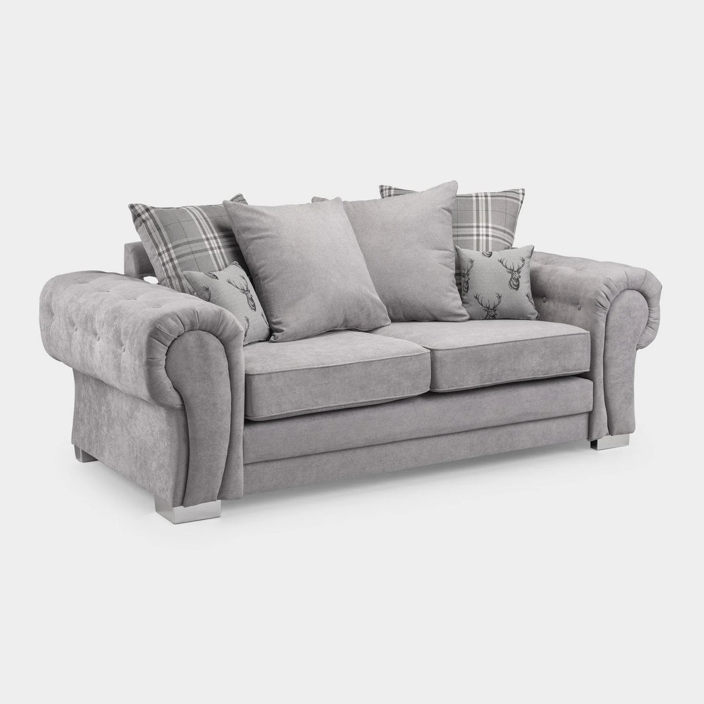 Verona Scatterback Sofa Grey 2 Seater