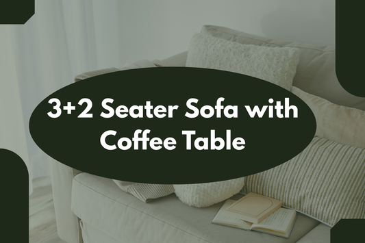Lilly 3+2 Seater Sofa with Coffee Table – Best Sofa Set in the UK