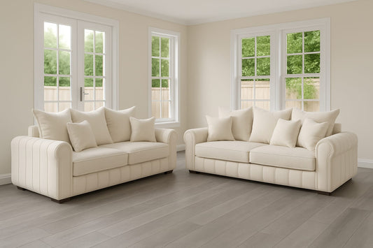 3+2 Lilly Sofa Set – Chesterfield Velvet Elegance