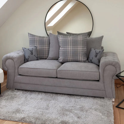 Verona Scatterback Sofa Grey 2 Seater