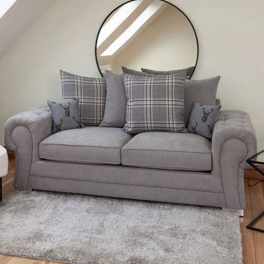 Verona Scatterback Sofa Grey 2 Seater