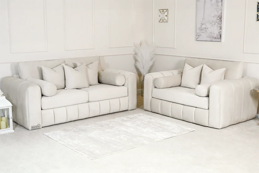 Havana 3+2 Seater Sofa Set – Modern Comfort with French Pleat Styling