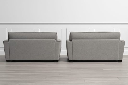 Dylan 3+2 Seater Sofa with Stool – Modern Comfort in Gray