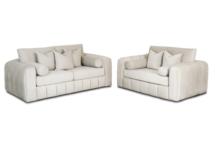 Havana 3+2 Seater Sofa Set – Modern Comfort with French Pleat Styling