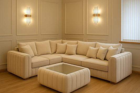 Lilly Corner Sofa With Coffee Table