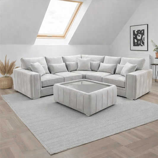 Malibu Corner Sofa with Coffee Table
