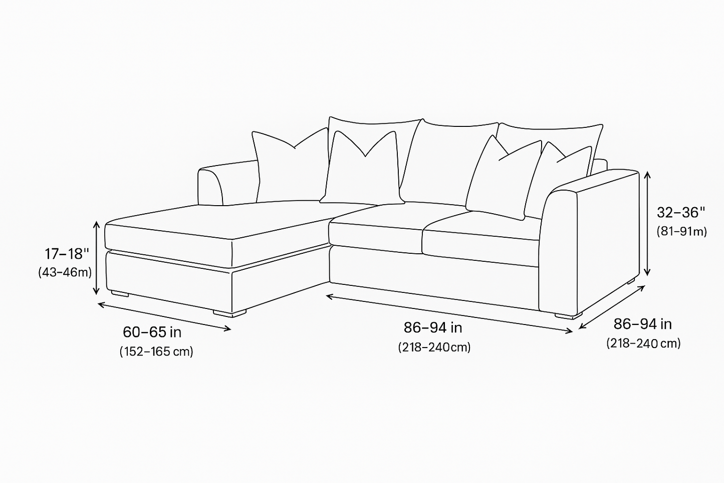 Dylon Corner Sofa – Stylish Comfort Meets Modern Elegance