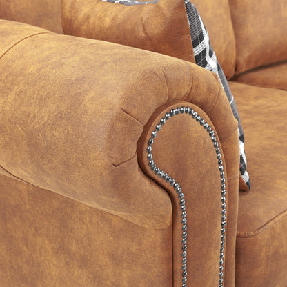 Oakland Sofa Tan 2 Seater