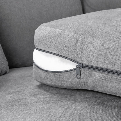 Verona Fullback Sofa Grey Large Corner