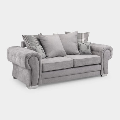 Verona Scatterback Sofa Grey 2 Seater