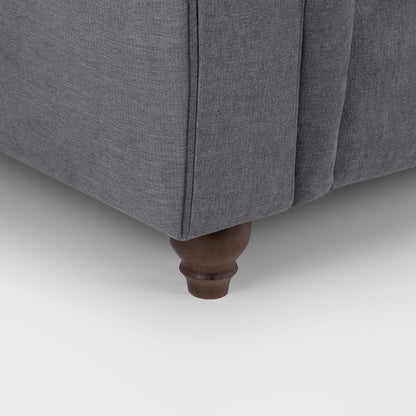 Windsor Fullback Sofa Grey Right Hand Facing Corner