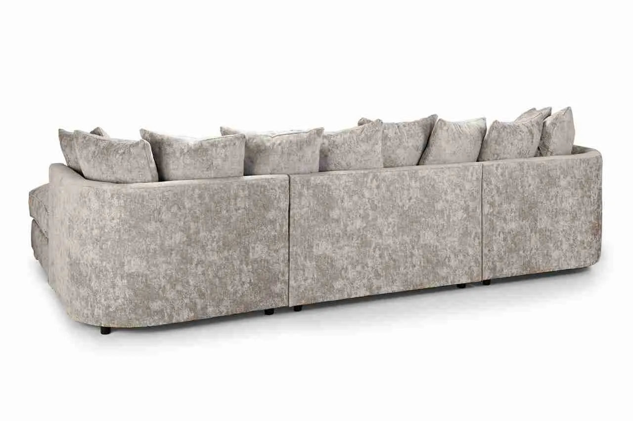 Bishop Truffle Scatterback U Shape Corner Sofa