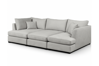Carnaby Small U-Shape Sofa with Footstool
